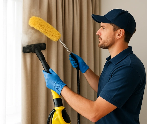 Trusted drapes cleaning technician Matty Curtain Cleaning altona-vic QLD