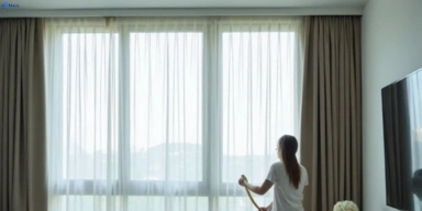 Delicate sheer drape cleaning altona-vic Matty Curtain Cleaning
